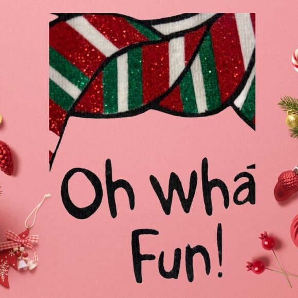 Holiday Time Girl's Graphic Long Sleeve Tee - Picture 3 of 8